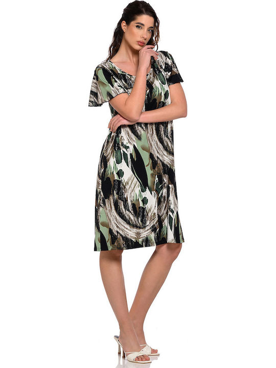 Clio Lingerie Summer Midi Dress Green