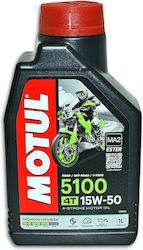 Motul 5100 15W-50 Motorcycle Oil for Four-Strok...