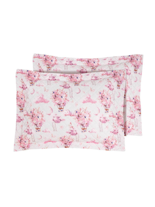 Greenwich Polo Club 8864 Σετ Παιδικές Μαξιλαροθήκες 50x70εκ. Pink