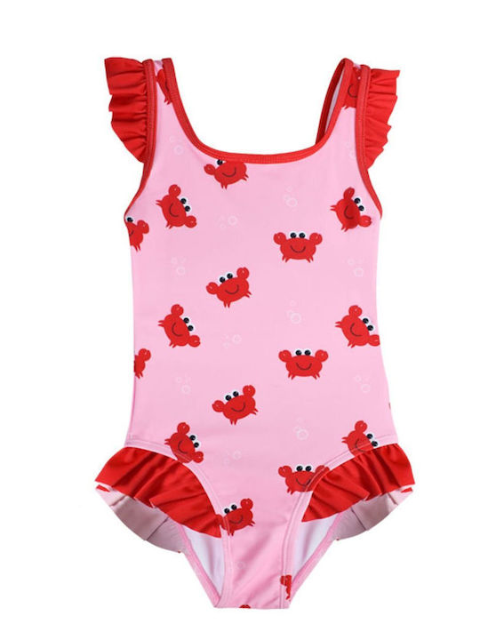 Tres Chic Kinder Badebekleidung Einteilig Rosa