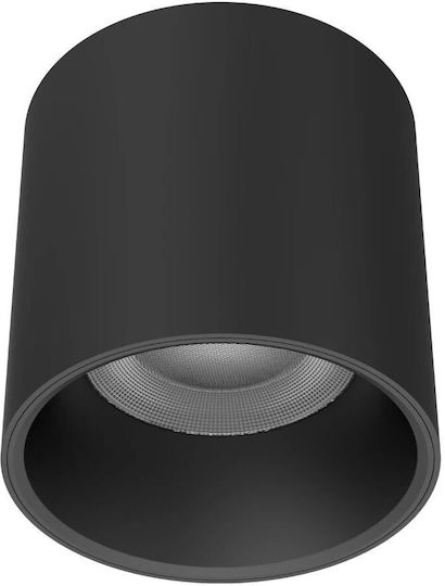 Gekas Piston Deckenleuchte Montieren Badezimmer Schwarz mit Integrierte LED