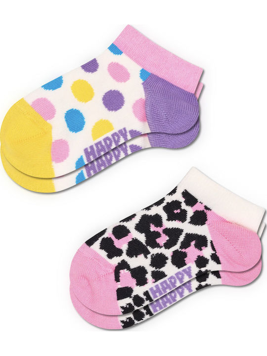 Happy Socks Παιδικές Κάλτσες Μωβ 2 Ζευγάρια