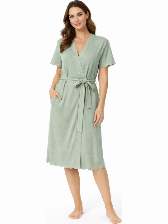 Relax Lingerie Summer Women's Robe Olive