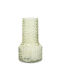 Kaemingk Decorative Green Glass Vase 13.8x13.8xH24cm