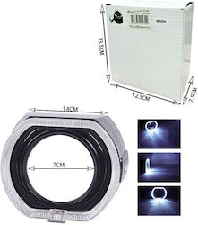 Projector Cap 3" Bmw Led Angel Eyes Circle Single Tf159104