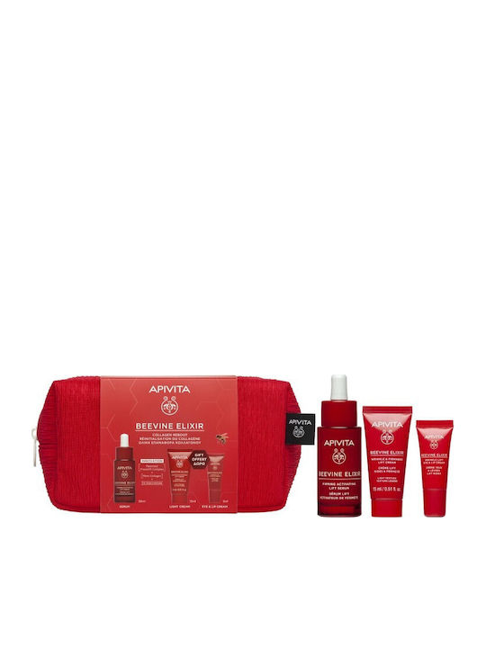 Apivita Beevine Elixir Routine Σετ Περιποίησης για Αντιγήρανση, Ενυδάτωση & Λάμψη 4τμχ