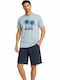 Relax Anatomic Sommer Herrenpyjama Mint