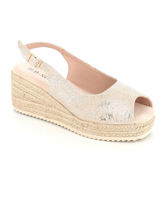 B-Soft Summer Women's Gold Platforms 267/98301_...