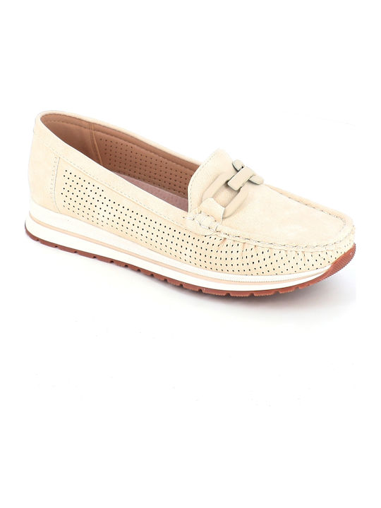 B-Soft Women's Moccasins in Beige Colour 197/19...