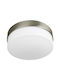 Lightex Mount Ceiling Light Bathroom Silver with E27 Lamp Adapter