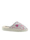 Closed-Toe Women's Slippers Beige