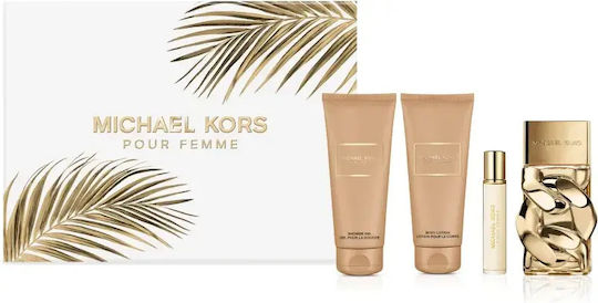 Michael Kors Pour Femme Дамски Комплект с Парфюмна Вода и Гел за Душ