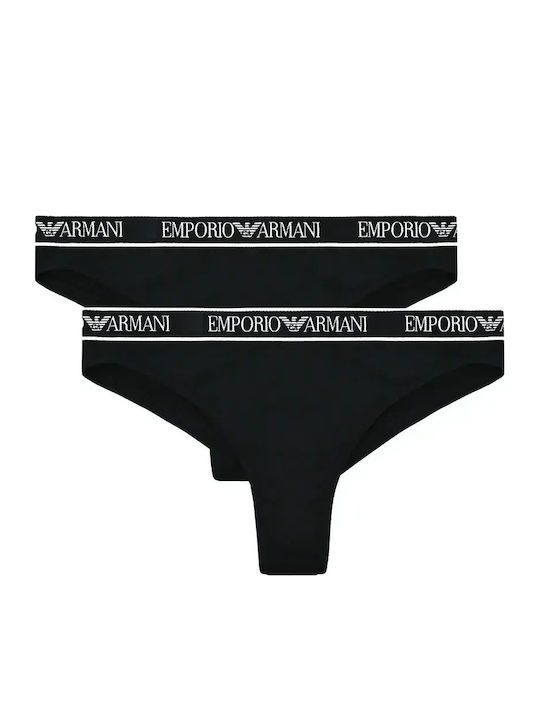 Βαμβακερά Γυναικεία Brazil 2Pack Μαύρο