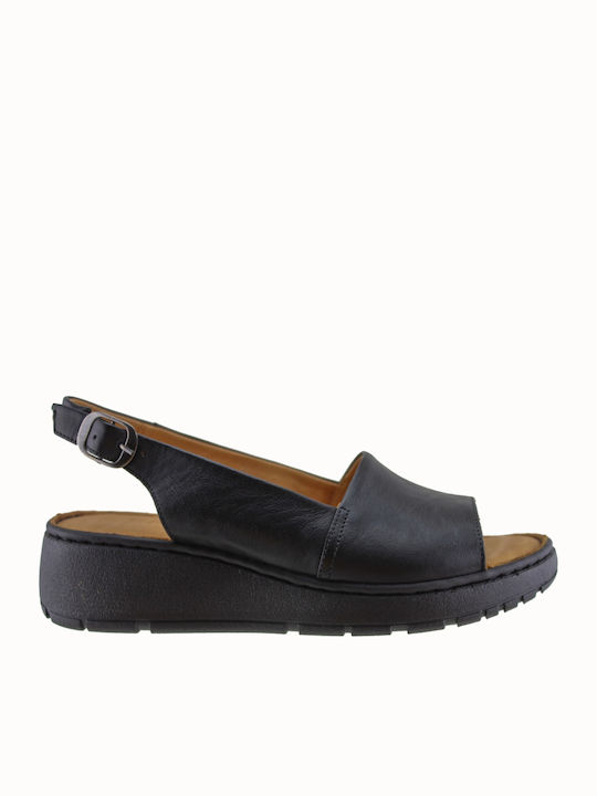 Sommer Damenplattformen Schwarze G-251605