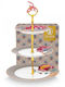 PiP Studio Tiered Appetizer Stand Porcelain Multicolour Ø17cm W21xL26.5cm