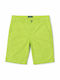 Kinder Shorts Bermudas Stoff Grün