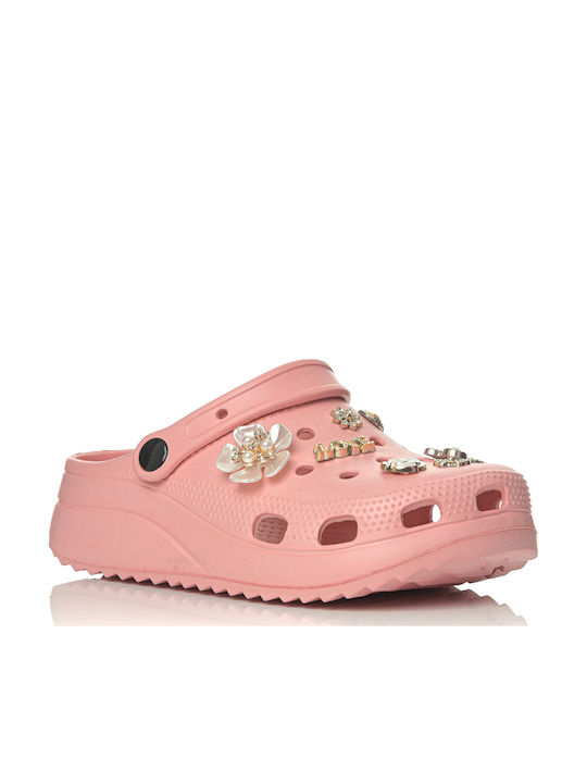 SaveYourFeet Women's Anatomic Pink Clogs