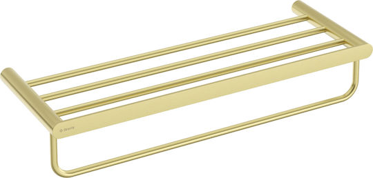 Deante Επιτοίχια Ραφιέρα Μπάνιου Μεταλλική Χρυσή