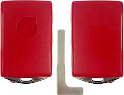 Smart Key Remote Shell Keyless Car 4 Buttons Volvo Red