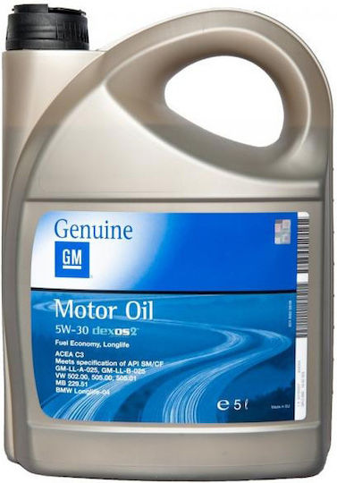 GM Opel Dexos 2 Synthetic Car Oil 5W-30 5lt