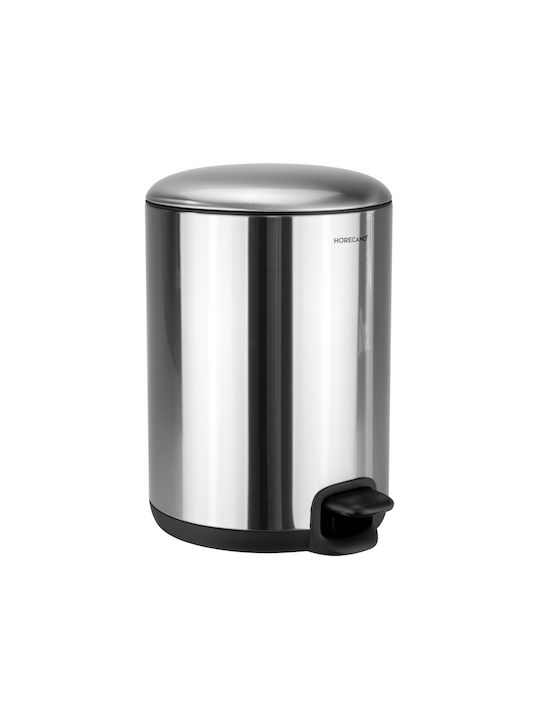 Horecano Horecano Mülleimer Metallisch mit Pedal 12lt