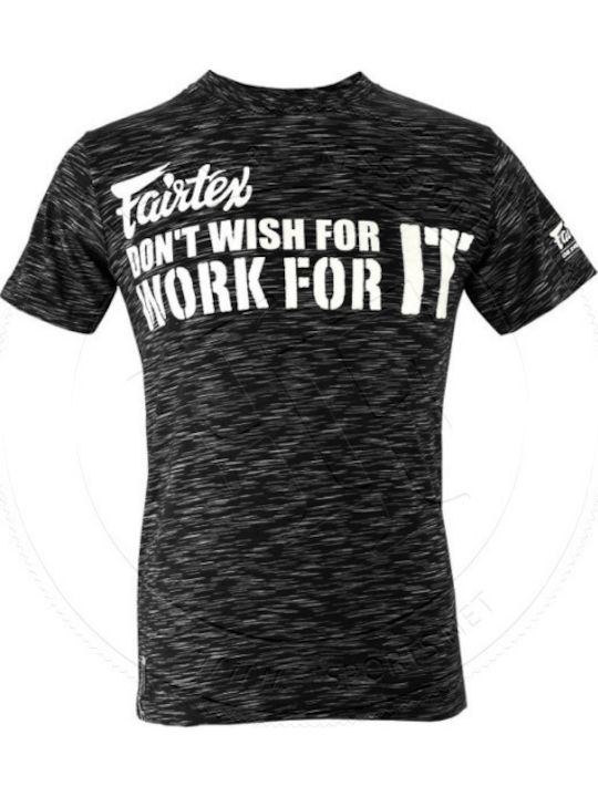 Fairtex Ανδρική Κοντομάνικη Μπλούζα FX-TST76-BK Μαύρη