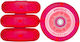 Impala Leuchtende Inline Räder 4er Pack 70mm Rosa Rot