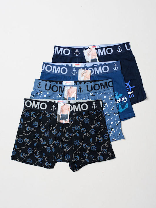 Boxeri pentru Bărbați Multicolori 4Pack