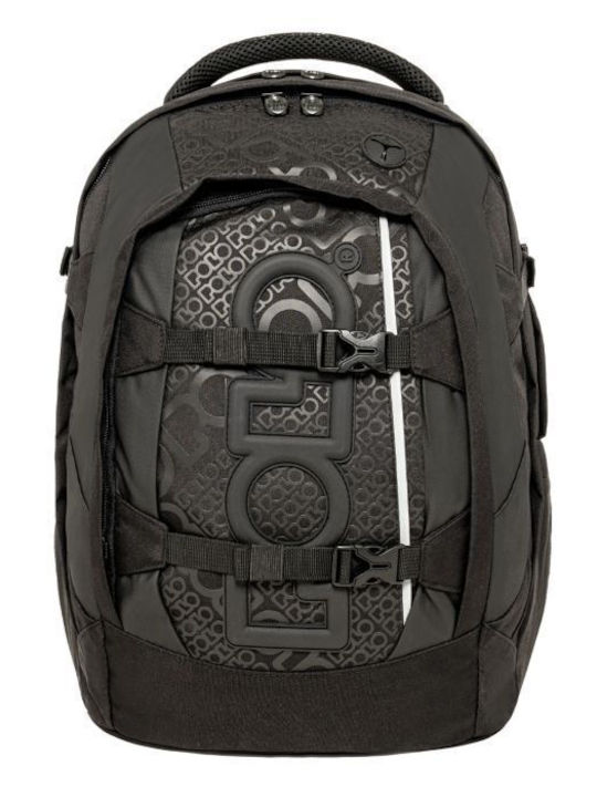 Polo School Backpack Elementary Black with Wate...