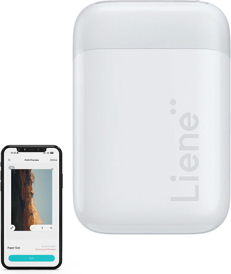 Liene Pearl Zink Εκτυπωτής για Φωτογραφίες με Bluetooth KW001-65016