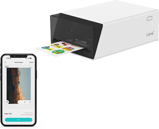 Liene 2in1 PixCut Θερμικός Εκτυπωτής για Φωτογραφίες με Bluetooth
