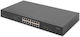 Digitus DN-95347-2 Unmanaged L2 PoE+ Switch With 16 Gigabit (1Gbps) Ethernet Ports And 2 SFP Ports