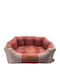 Comfy Dog Sofa Bed Burgundy 76x68cm