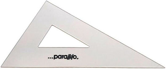 Parallilo Τριγωνο Σκαληνο Πλαστικο 60o 32cm Me Πατουρα