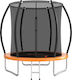 Bebe Stars Trampolin Für Draußen Mit Durchmesser 185cm Mit Netz Und Leiter