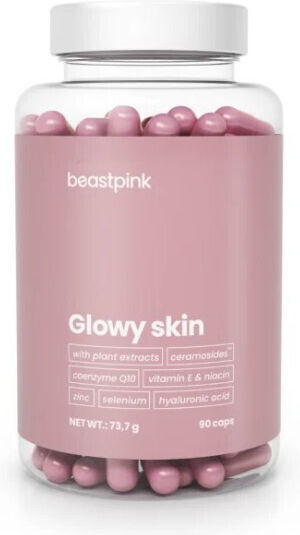 Beast Pink Glowy Skin 90 κάψουλες