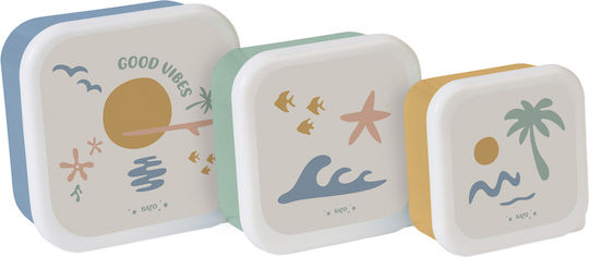 Saro Plastic Kids Dinner Set 0.55 Litre