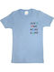 Pretty Baby Kids Short-Sleeved Undershirt Light Blue