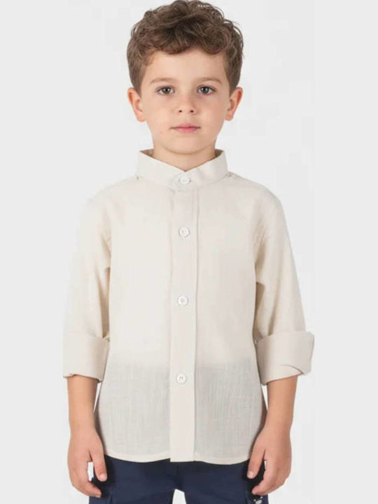Joyce Kids Shirt Long-Sleeved Beige