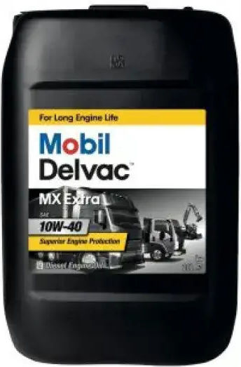 Mobil Delvac MX Extra Halbsynthetisches Auto Schmierstoff Öl 10W-40 20lt