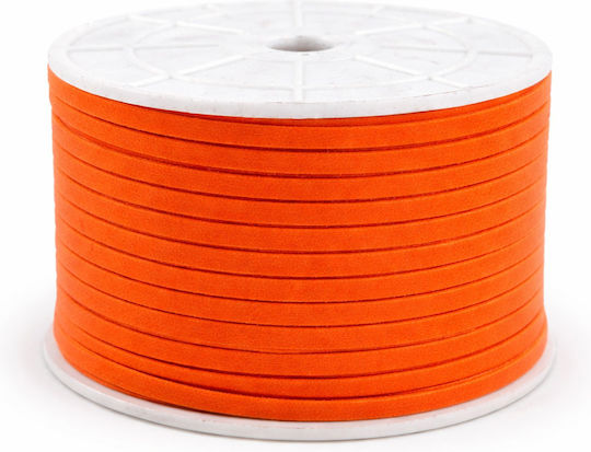 Suede Lace 0.3cm Orange 50m