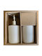 Decomarket Decomarket Porcelain Bathroom Accessory Set DTB-102 2 Pieces