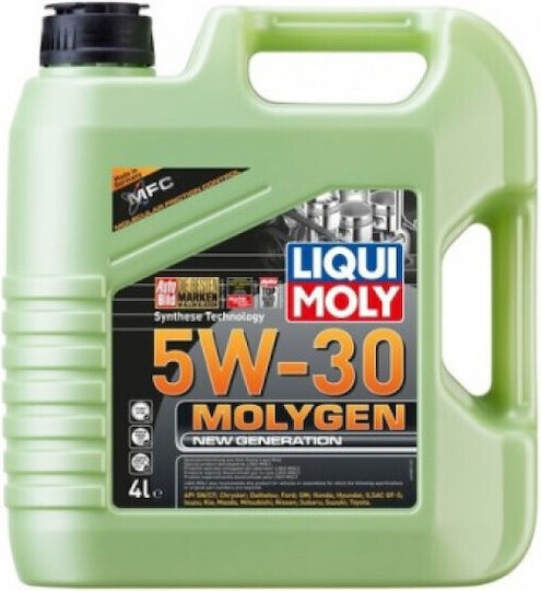 Liqui Moly Molygen Neue Generation Synthetisches Auto Schmierstoff 5W-30 4lt