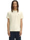 Herrenblusen Kurzarm T-Shirts Beige