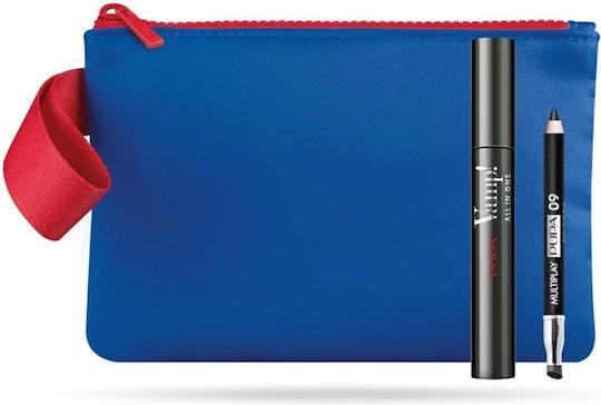 Pupa This Is A Super Cool Beauty Kit Σετ Μακιγιάζ για τα Μάτια με Νεσεσέρ 3τμχ