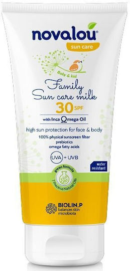 Novalou Protecție Solară Pentru Bebeluși SPF30 Waterproof Emulsie 150ml