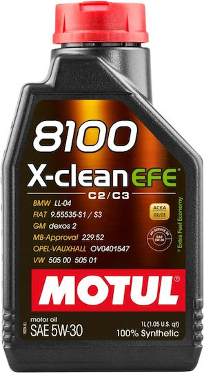 Motul 8100 X-clean EFE Ulei Auto Sintetic 5W-30 1lt
