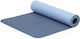Sersimo Trainingsmatte Yoga Blau mit Tragegurt (183x61x0.6cm)