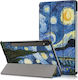 Flip Cover Durabilă Maro (Samsung Galaxy Tab S9 / S9 Fe / S10 Fe)