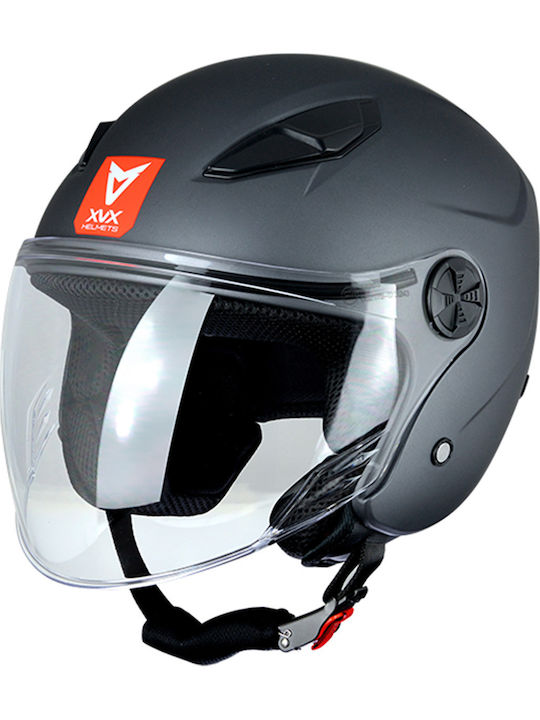 XVX Amalfi RX-440 Titanium Matt Motorcycle Helm...